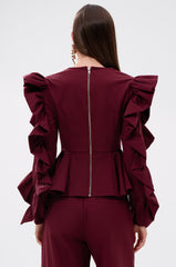 SIERRA RUFFLE BLOUSE