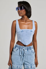 STAY COOL DENIM CORSET