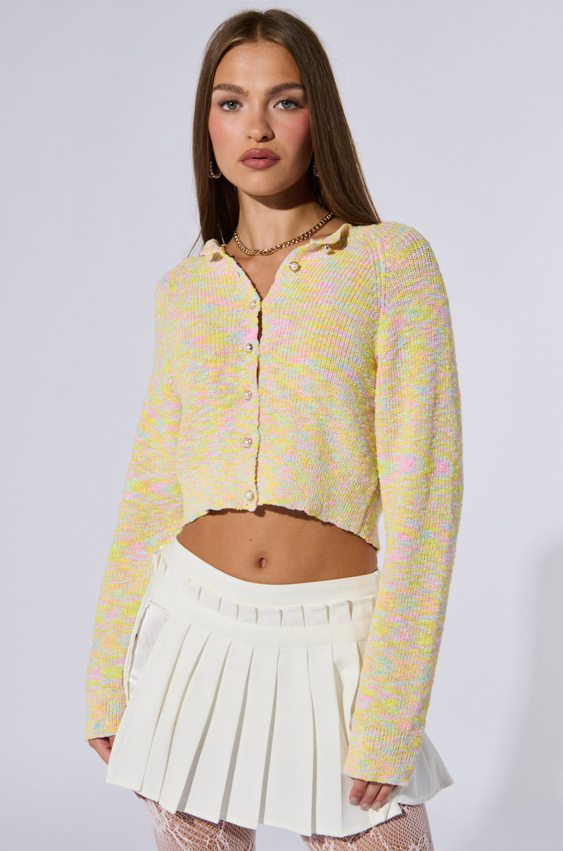 SWEET LIKE SUGAR KNIT CARDIGAN