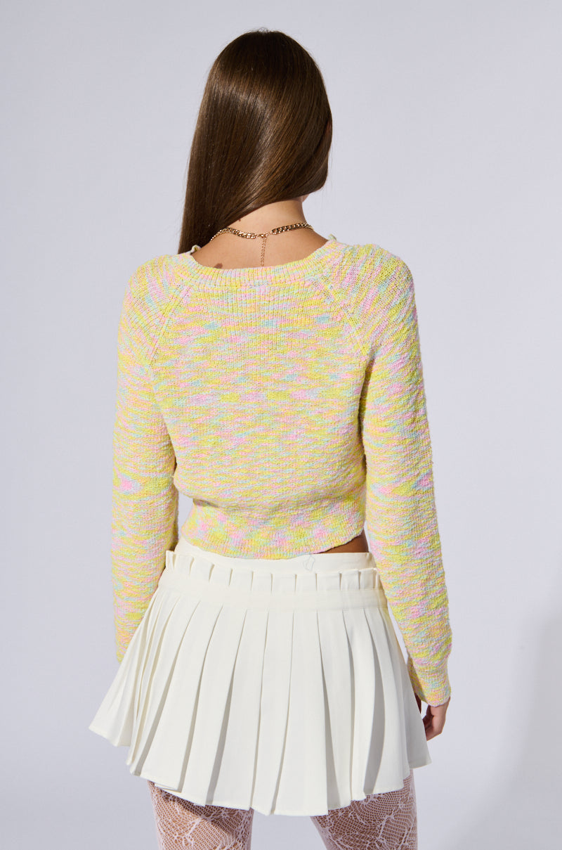 SWEET LIKE SUGAR KNIT CARDIGAN
