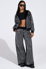 SPARKLE QUEEN WIDE LEG JOGGER