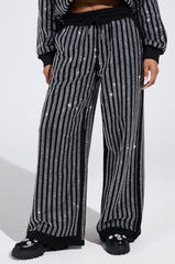 SPARKLE QUEEN WIDE LEG JOGGER