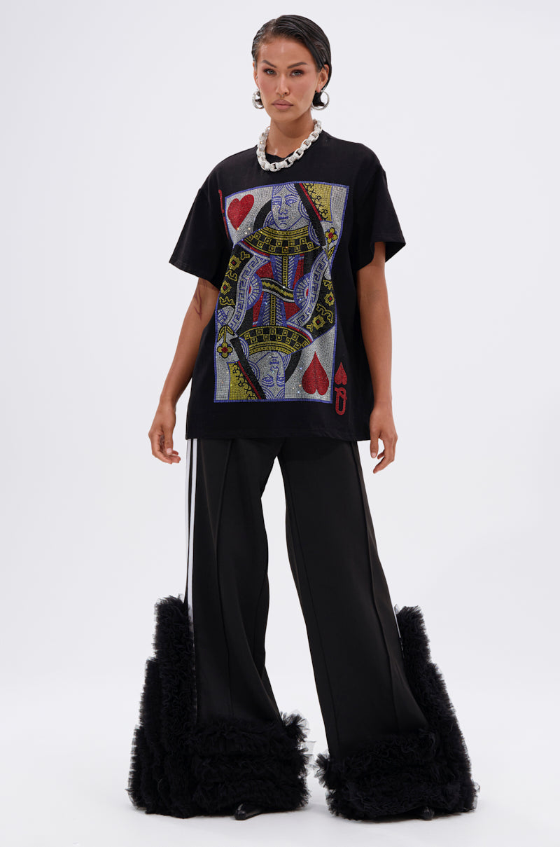 THE REAL QUEEN OF HEARTS OVERSIZED TEE