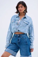 IGGY ADJUSTABLE DENIM JACKET