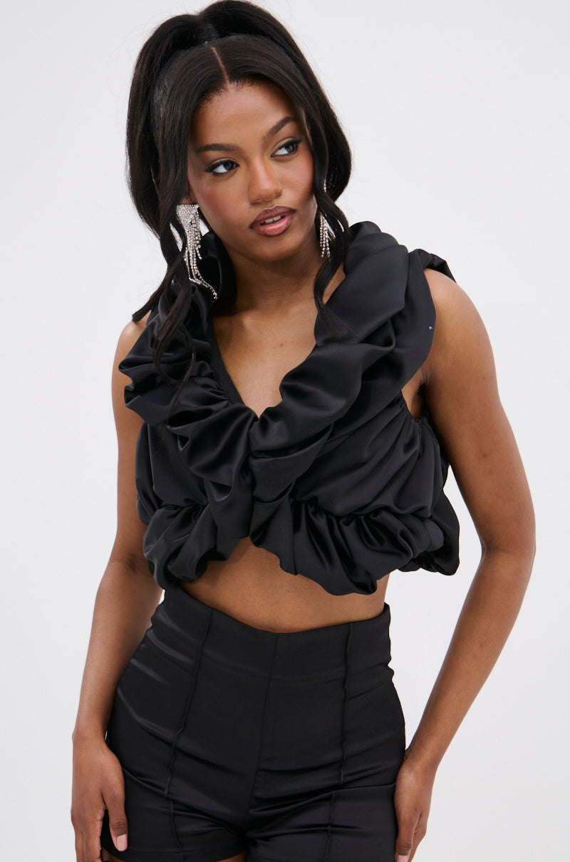 SOMETHING SWEET SATIN BOLERO