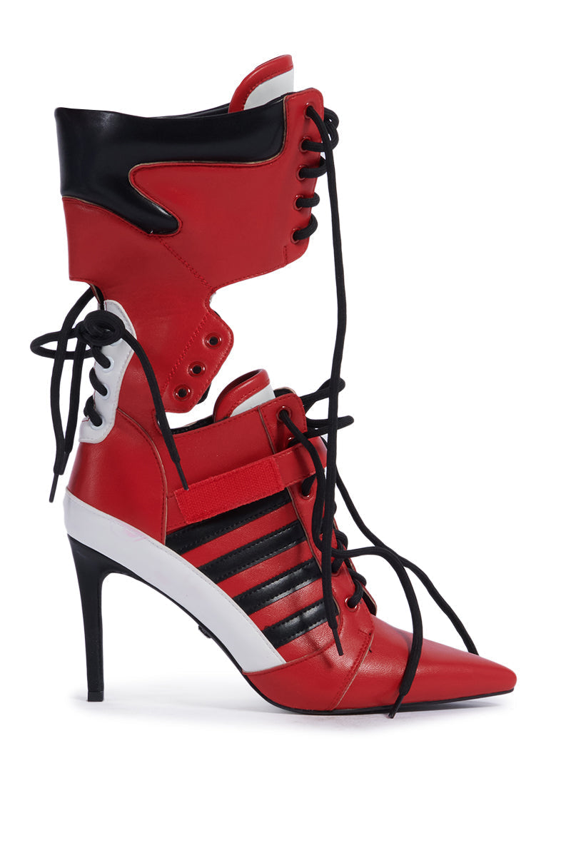AZALEA WANG KANEY RED SPORT 2-1 BOOT