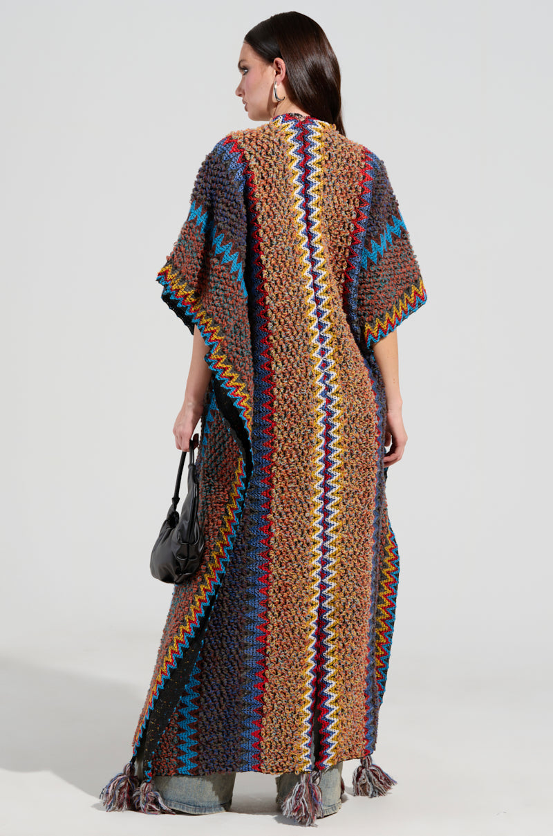 SEE YOU AGAIN KNIT KIMONO