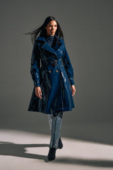MITICA PATENT TRENCH IN NAVY