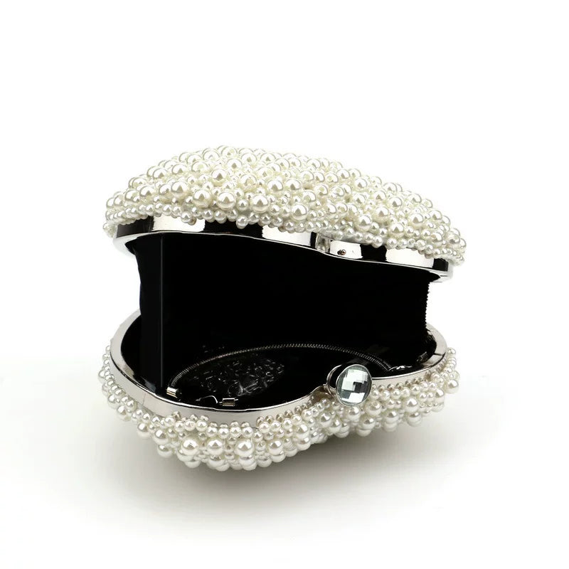 Fashion Pearl Evening Bag – Elegant Ladies Clutch for Banquets and Evening Wear