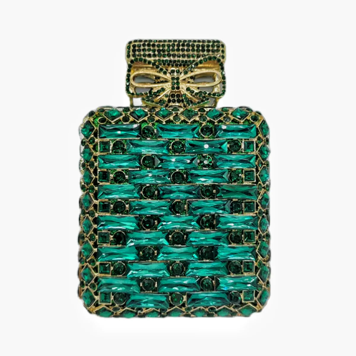 Diamond Bottled Perfume Handbag – European and American Crystal Evening Bag for Women