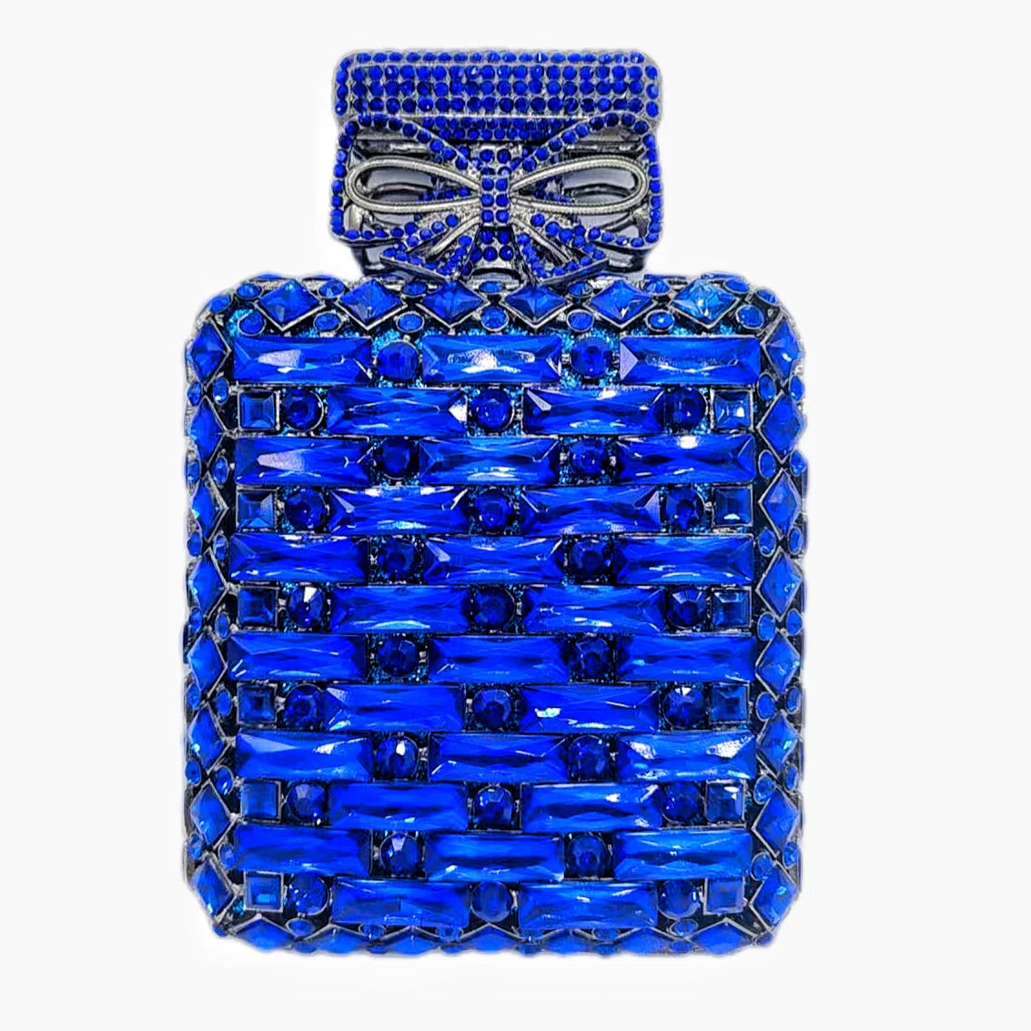 Diamond Bottled Perfume Handbag – European and American Crystal Evening Bag for Women