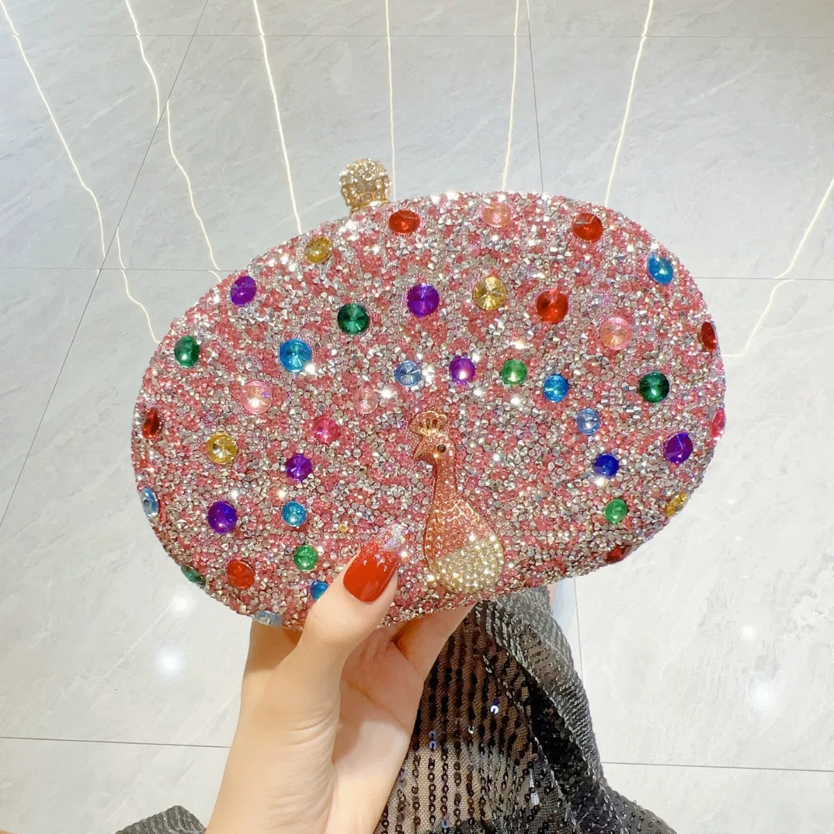 Rhinestone Evening Bag for Women – Formal Wedding & Cheongsam Clutch