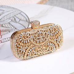 Rhinestone Evening Clutch for Women – Formal Banquet & Wedding Handbag