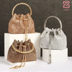 New High-End Diamond Clutch Bag for Women – Chain Evening Banquet Dinner Bag