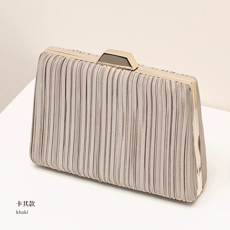 Square Evening Bag for Women – Top Handle, Shoulder and Crossbody Formal Handbag