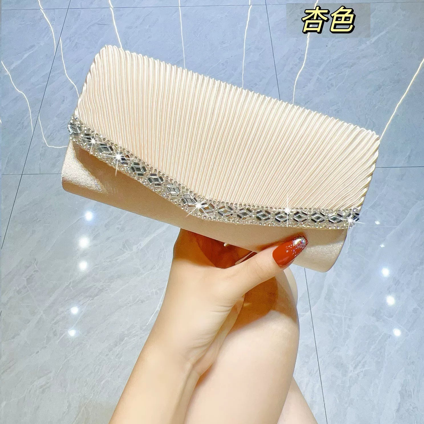 Foreign Trade Rhinestone Clutch Bag – Diamond Dinner, Banquet, and Party Handbag for Women