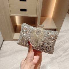 Crystal Rhinestone Clutch – Sparkling Evening Bag for Women