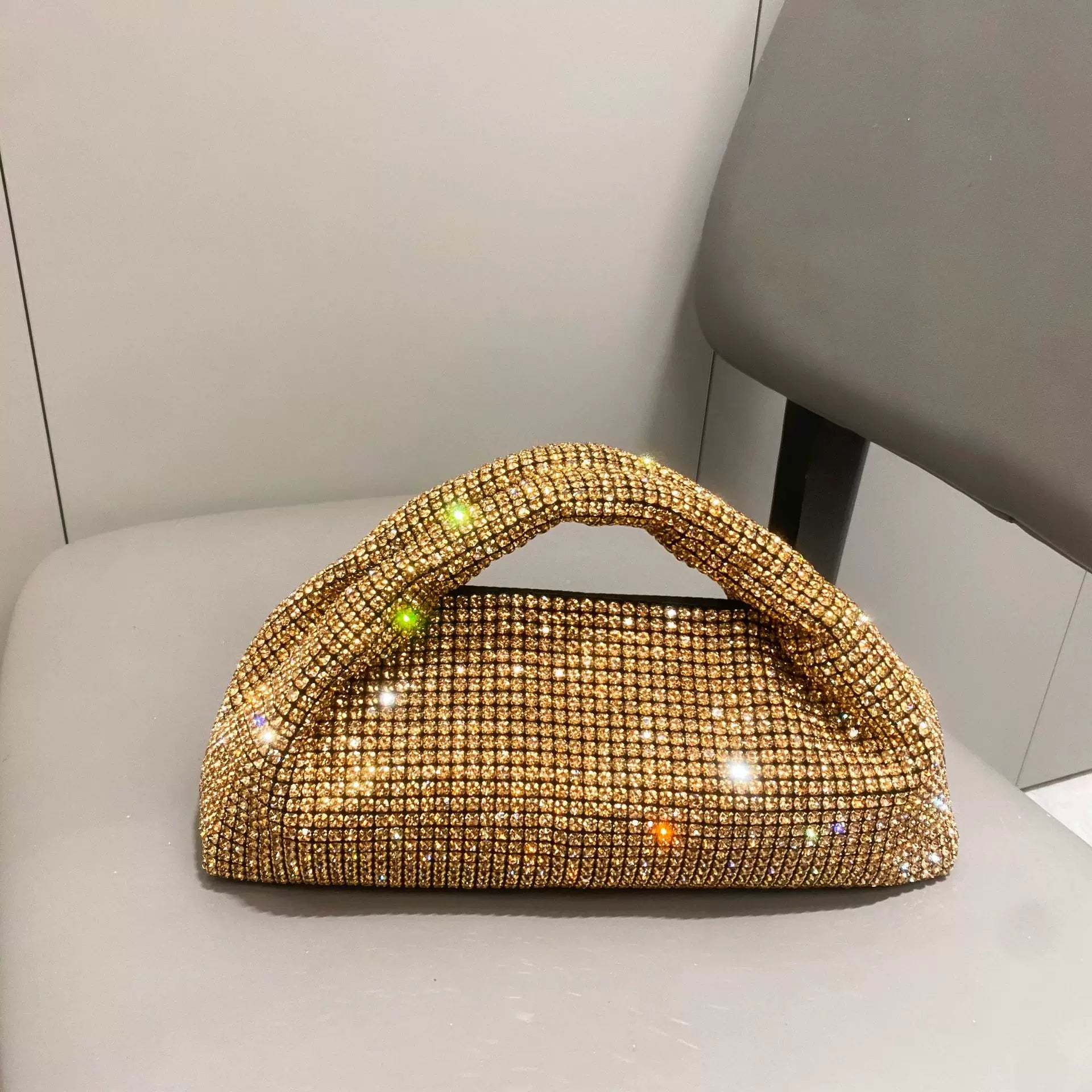 European and American Rhinestone Handbag – New Chain Shoulder and Crossbody Bag for Women