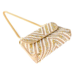 Diamond and Pearl Banquet Bag – Cheongsam Underarm Handbag, One Shoulder, Crossbody Dinner Bag for Women