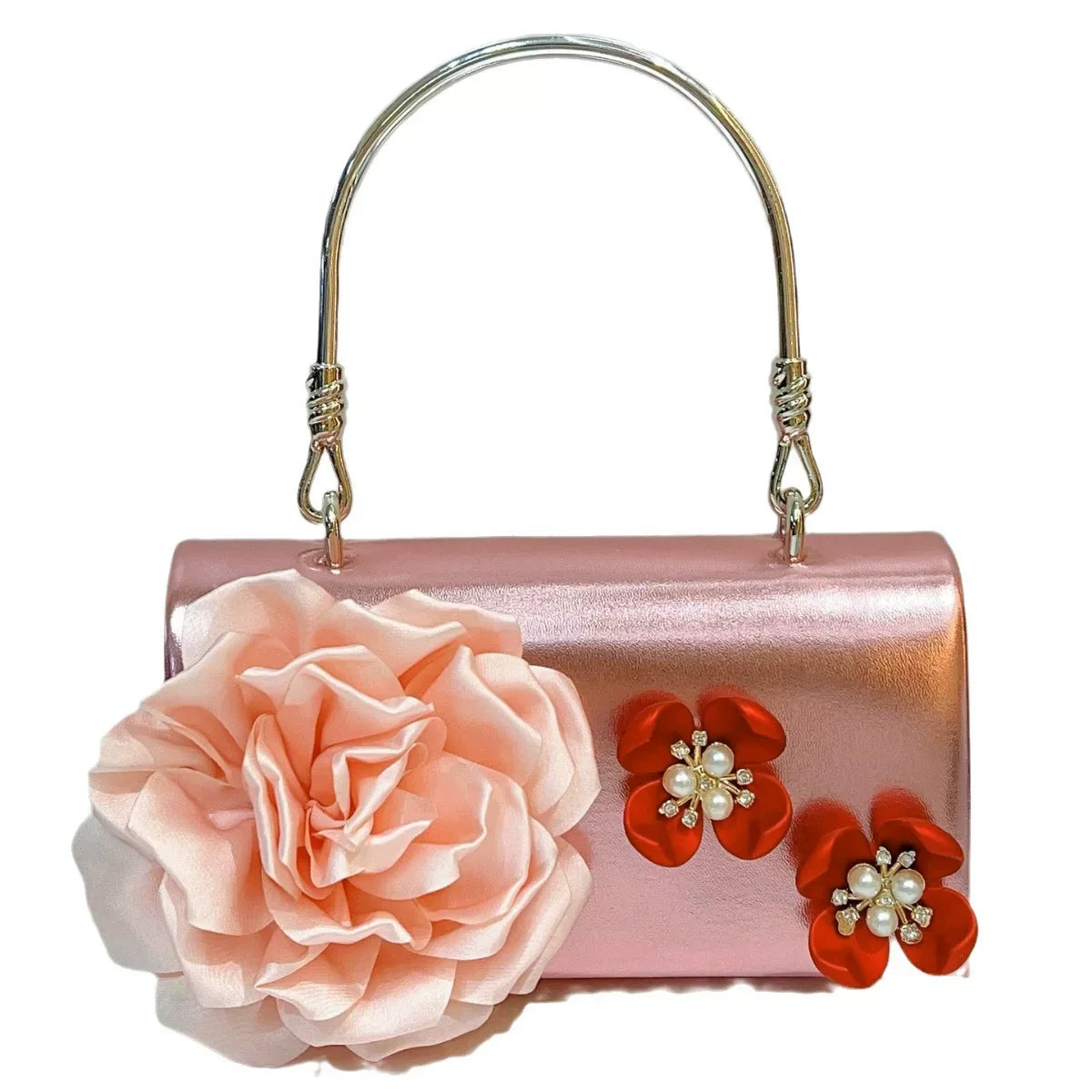 New Cross-Border Floral Shoulder Bag for Women – Elegant Wedding and Party Evening Bag