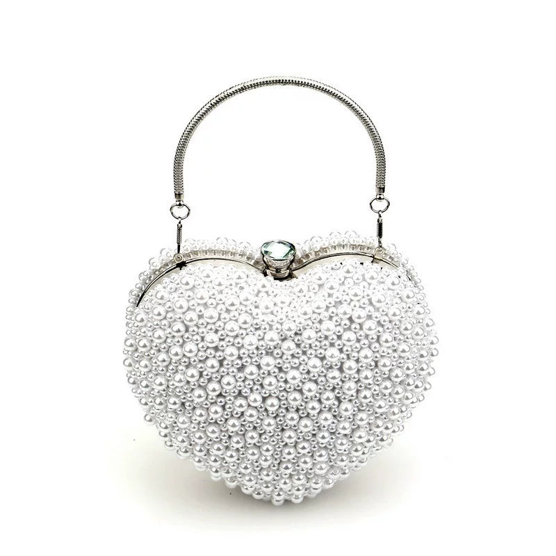 Fashion Pearl Evening Bag – Elegant Ladies Clutch for Banquets and Evening Wear
