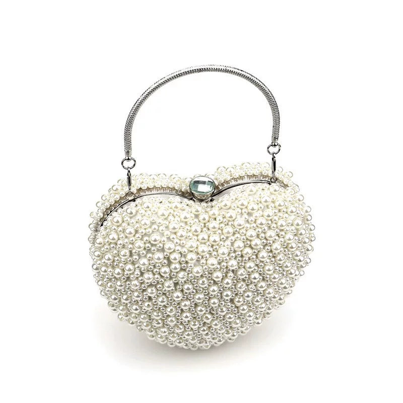 Fashion Pearl Evening Bag – Elegant Ladies Clutch for Banquets and Evening Wear
