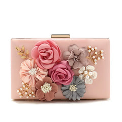 Fashion Flower Evening Bag – Elegant Women’s Banquet Clutch for Evening Wear