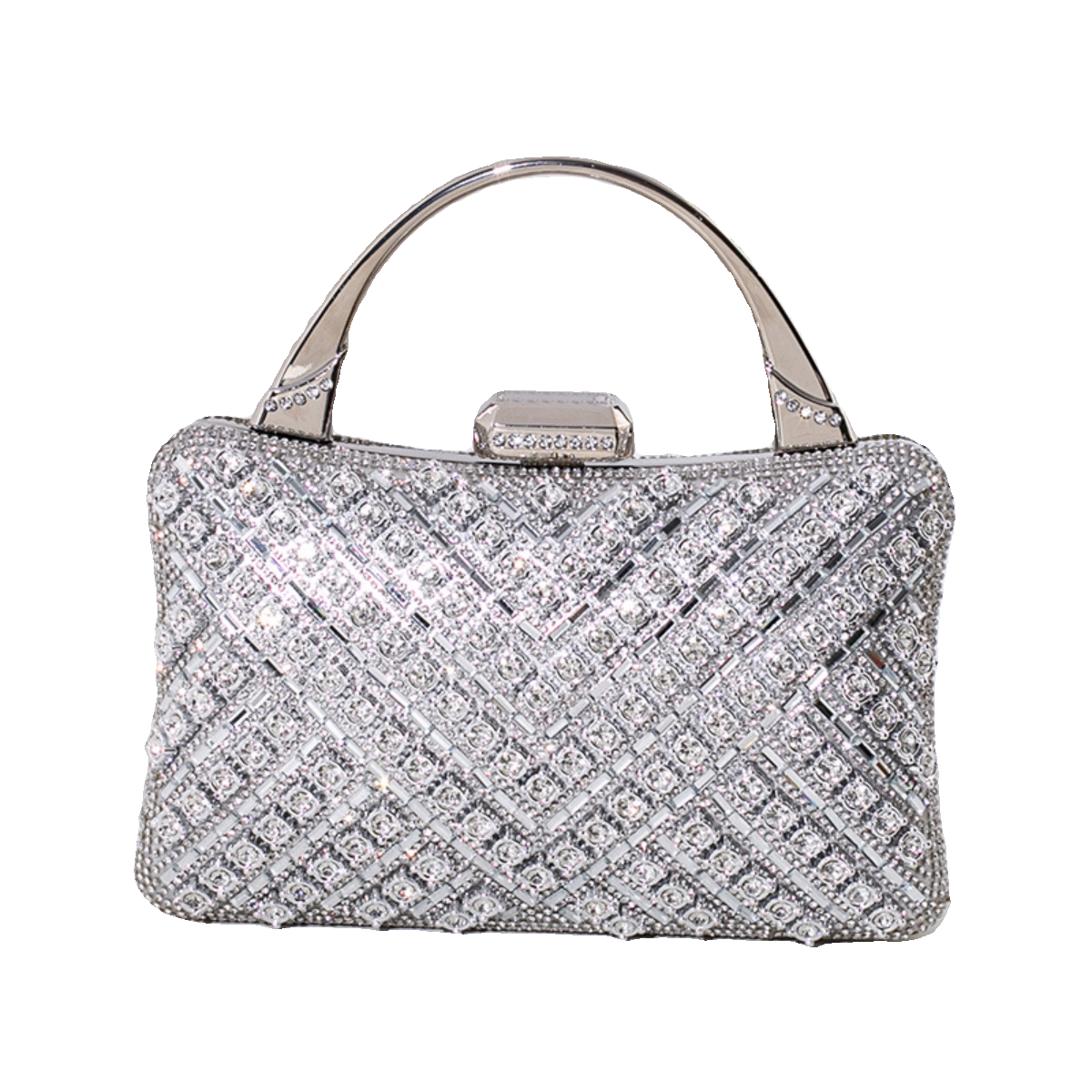 Vintage Style Rhinestone Evening Clutch for Women – Formal Banquet Handbag