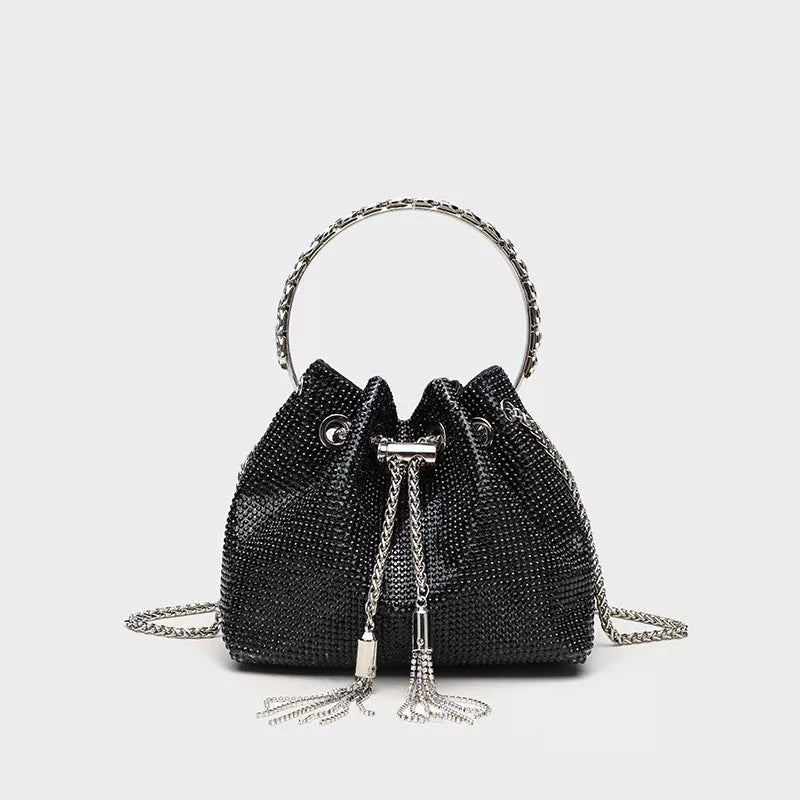 New High-End Diamond Clutch Bag for Women – Chain Evening Banquet Dinner Bag