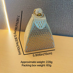 New Rhinestone Handbag for Women – Fashionable Diamond Clutch for Banquets and Evening Events
