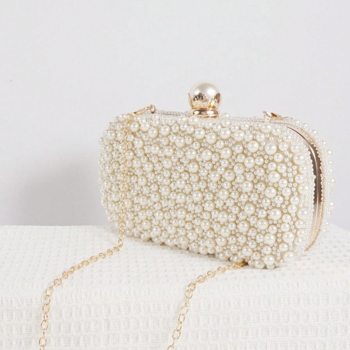 Pearl Evening Clutch for Dinner and Banquet, Ideal for Cheongsam and Formal Dresses