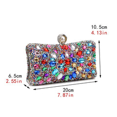 Diamond-Encrusted Evening Clutch for Dinner and Banquet