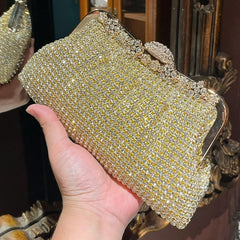 2026 New Luxurious Rhinestone Dinner Bag Celebrity Handbag Bridal Wedding Bag Dress Bag Inlaid With Diamond Banquet Clutch For Women