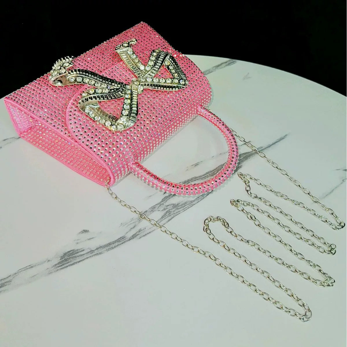 Rhinestone Evening Bag for Women – Formal Banquet Shoulder & Crossbody Handbag