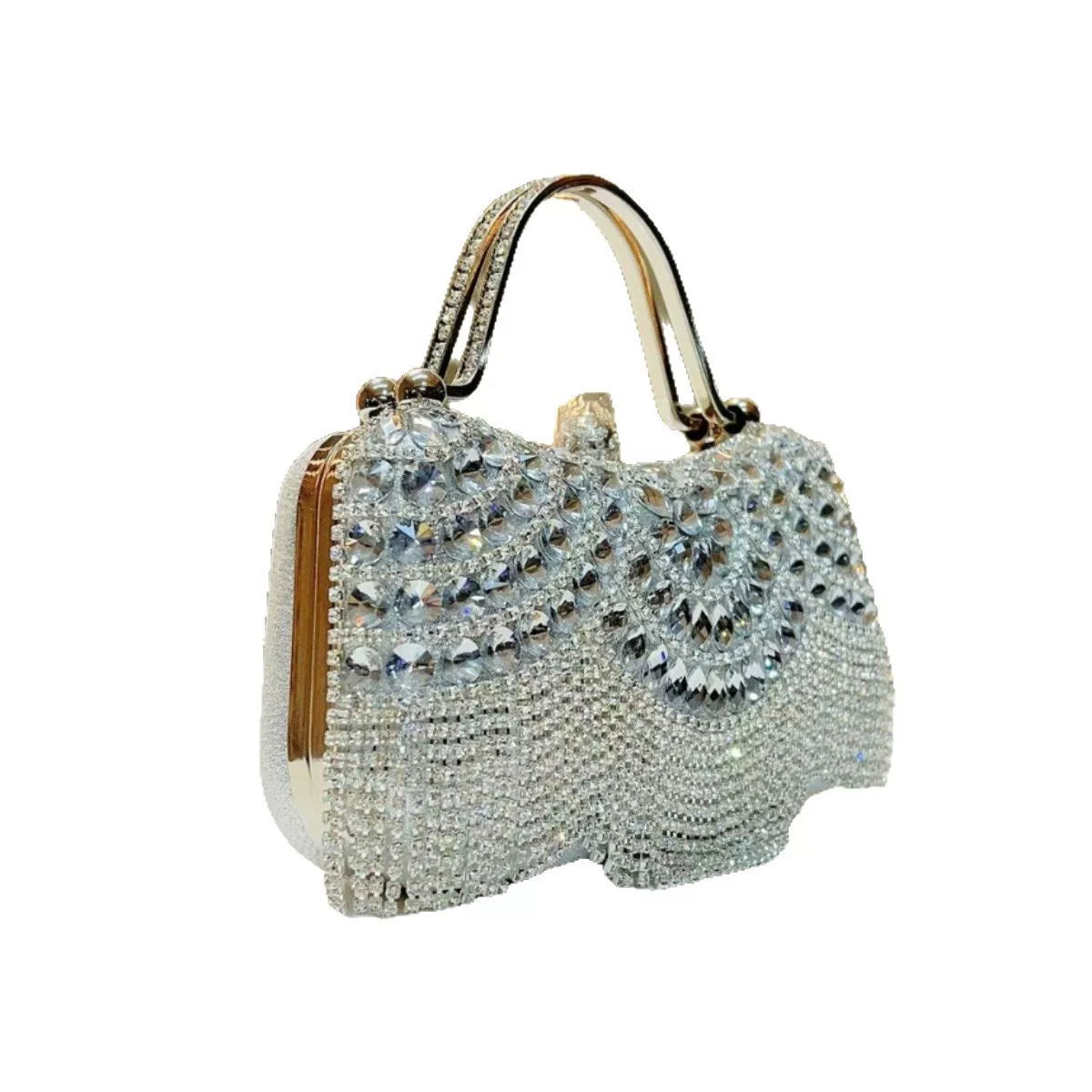 Rhinestone Tassel Evening Clutch for Women – Wedding & Banquet Shoulder Crossbody Bag
