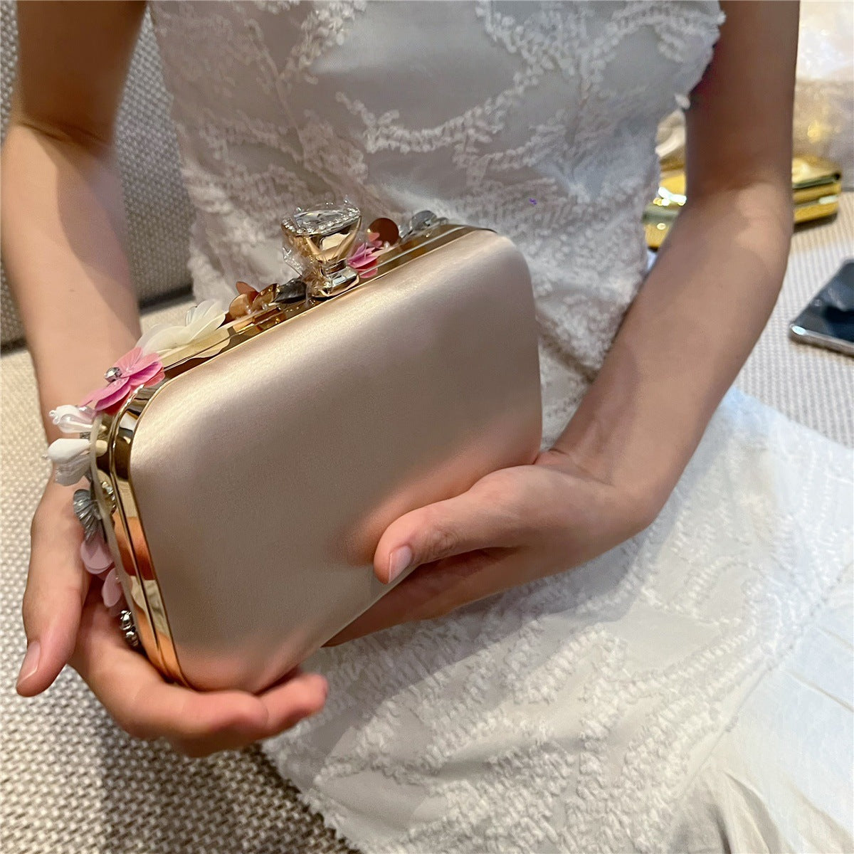 Rose Crossbody Bag for Women – Perfect for Wedding and Banquet