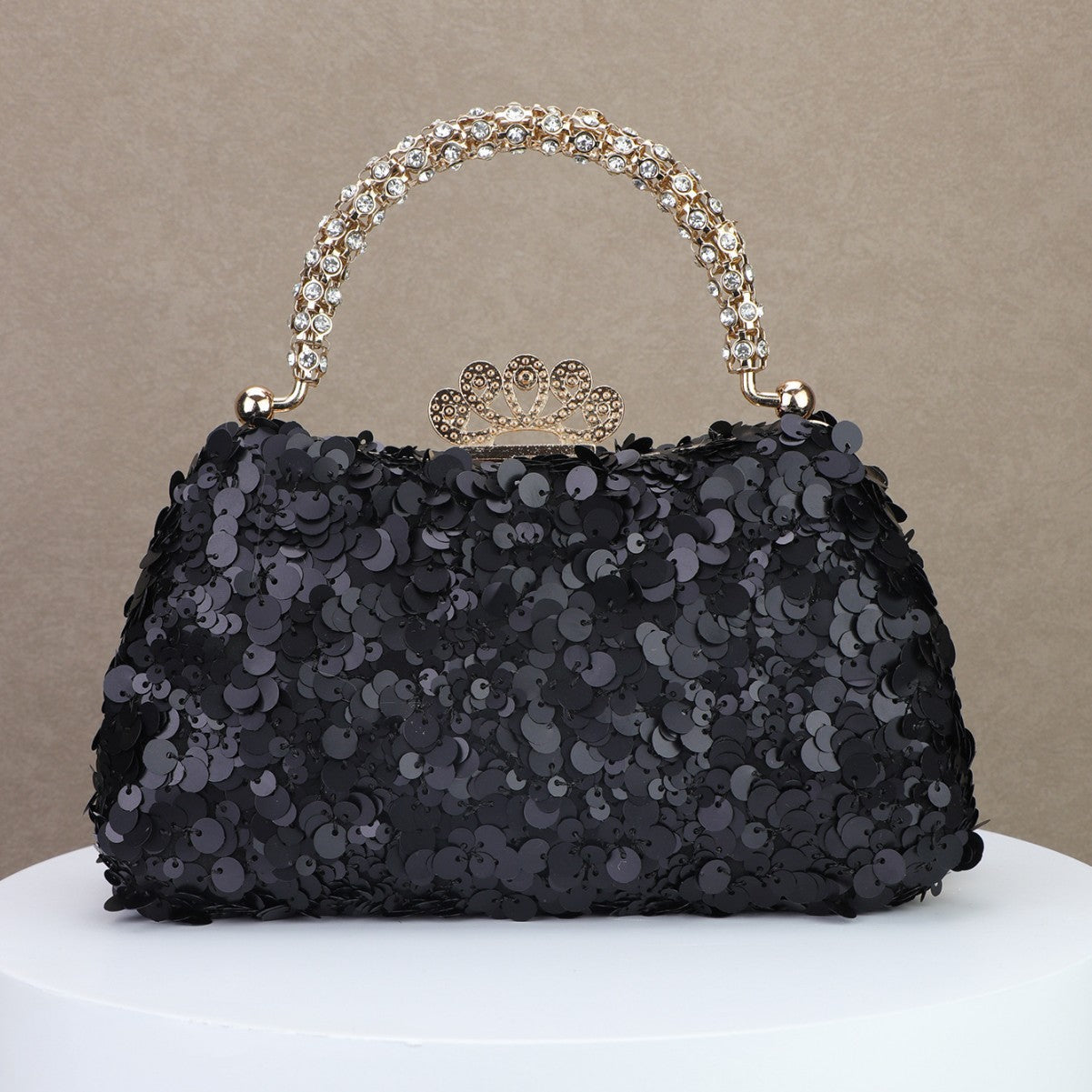 Beaded Rhinestone Clutch for Dinner and Banquet Parties