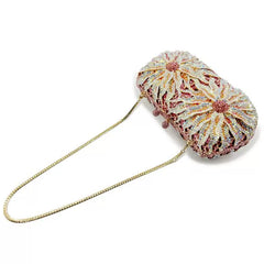 Luxury Large Flower Evening Handbag for Women – Elegant Formal Event Clutch Bag