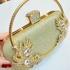 Rhinestone Evening Clutch for Women – Formal Banquet & Wedding Handbag