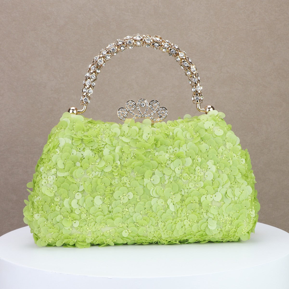 Beaded Rhinestone Clutch for Dinner and Banquet Parties