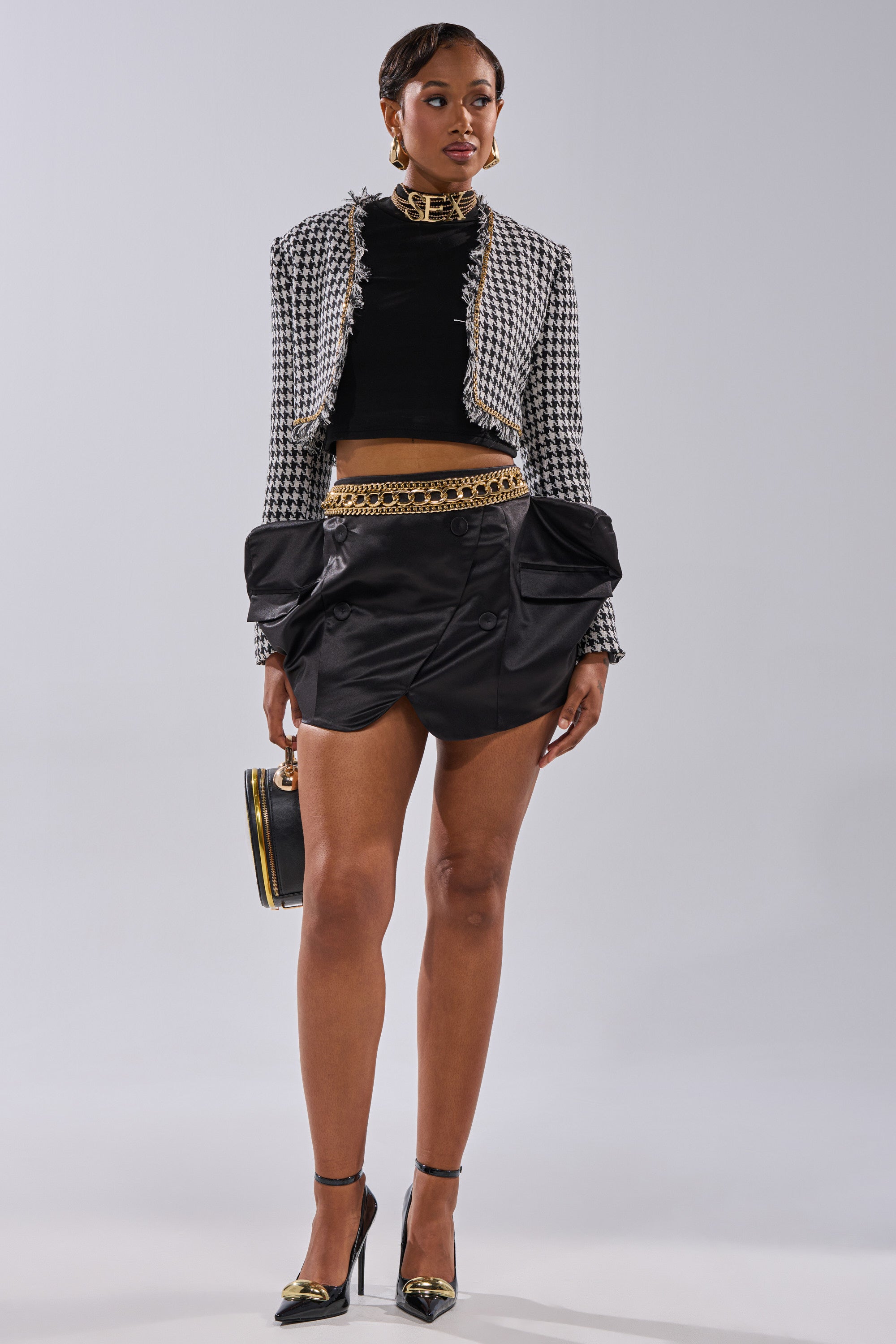ALL FOR IT MINI SKIRT