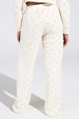 SHINE BRIGHT PEARL WIDE LEG PANT