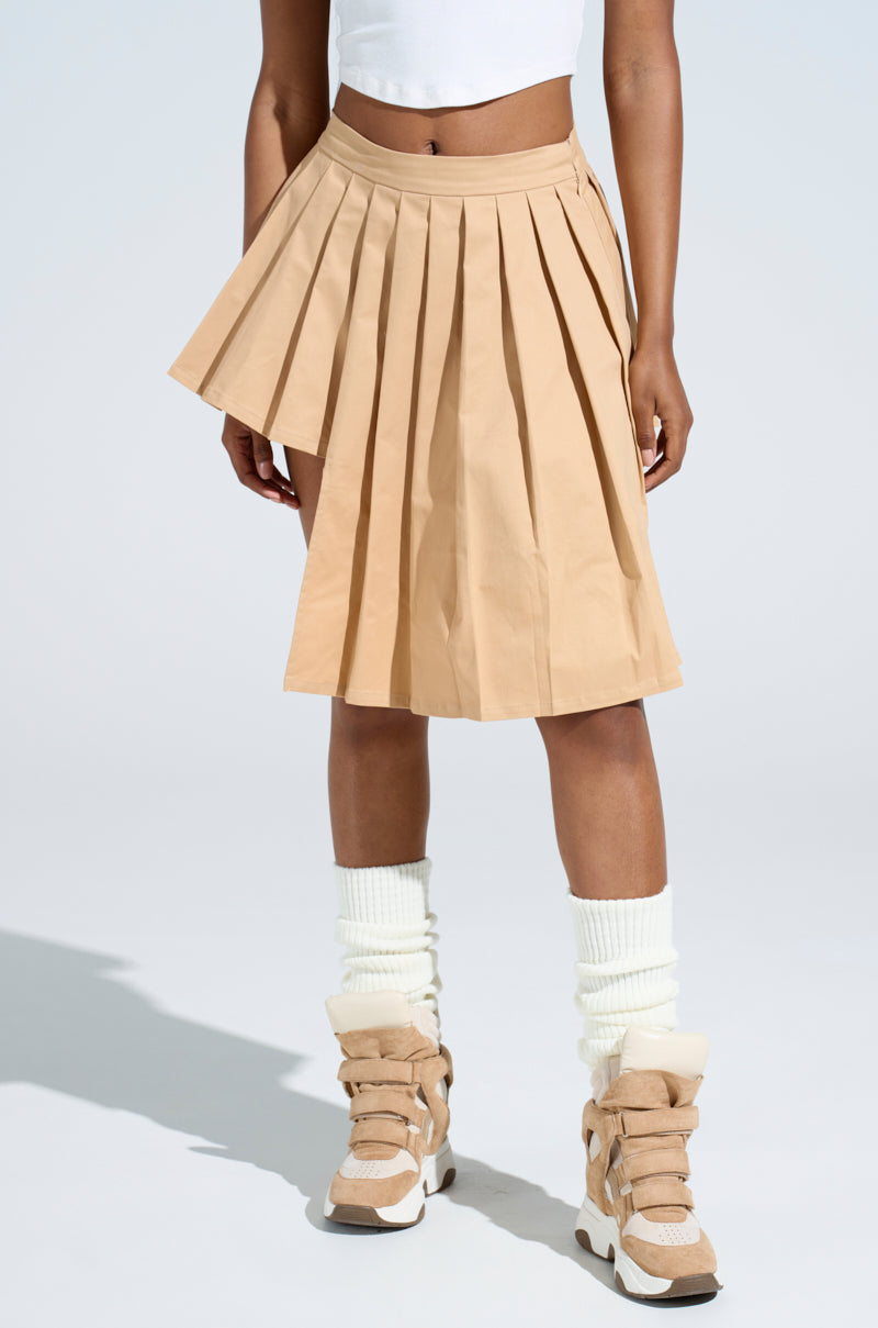 SHARI BABY PLEATED MINI SKIRT