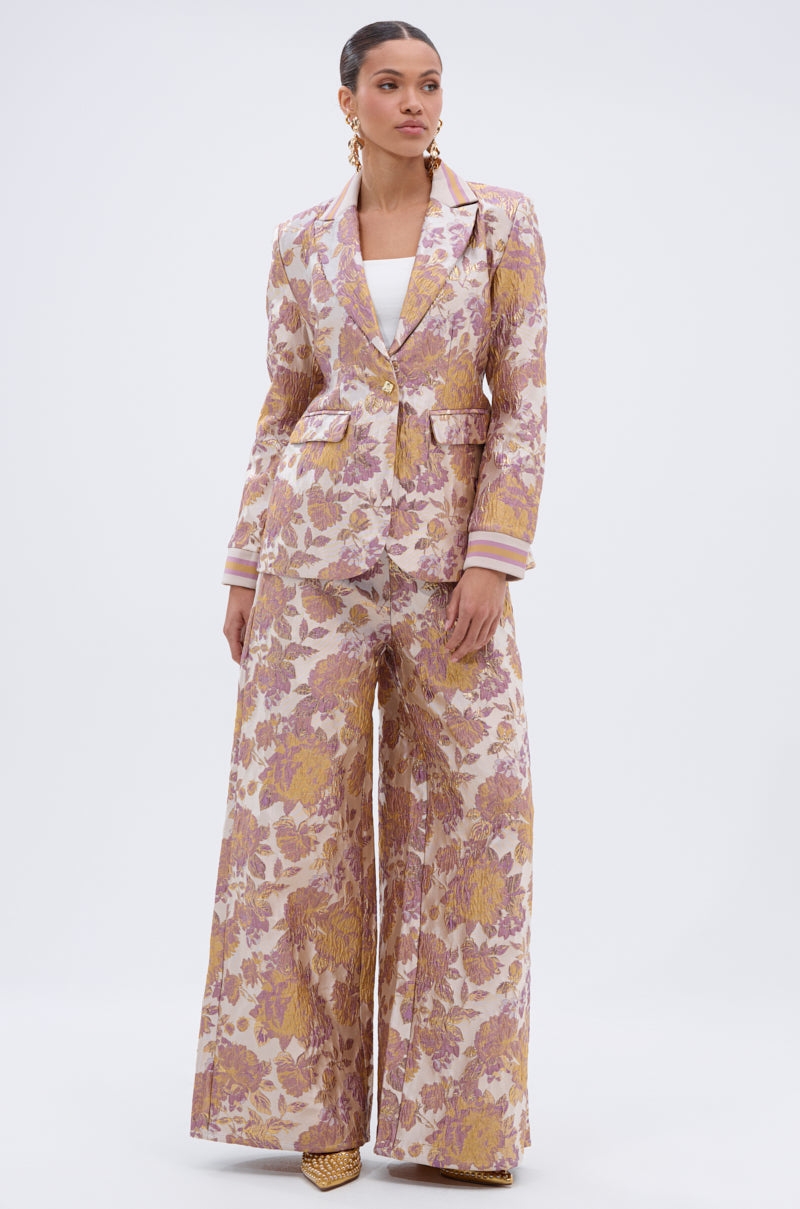 SLOW MOTION BROCADE BLAZER