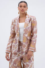 SLOW MOTION BROCADE BLAZER