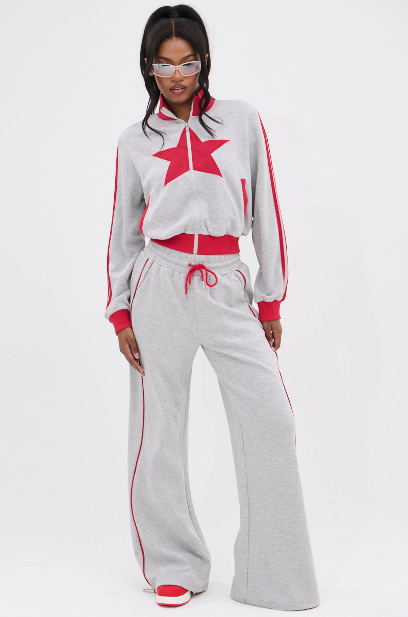 ALL STAR FULL ZIP MOCK NECK SWEATSHIRT