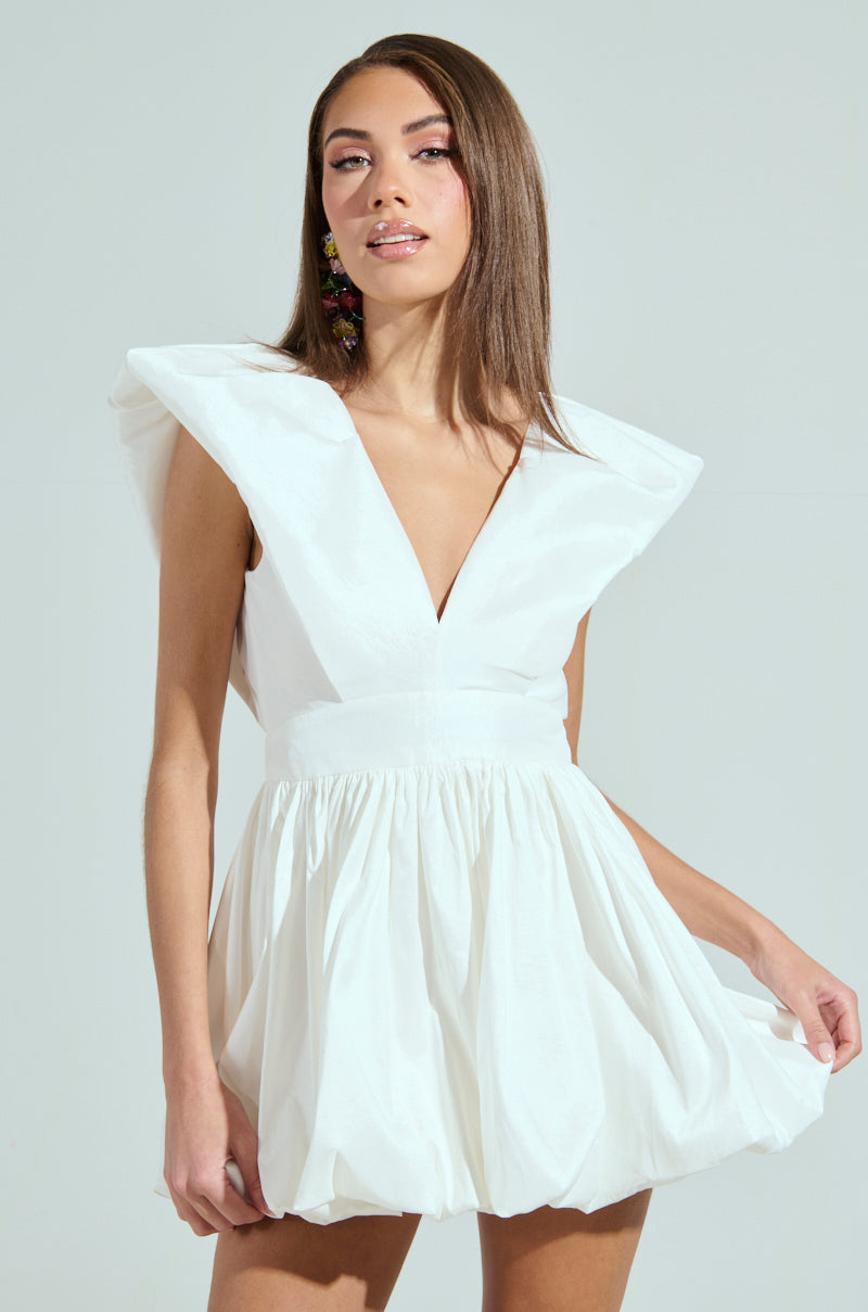 FAR GONE WHITE MINI DRESS