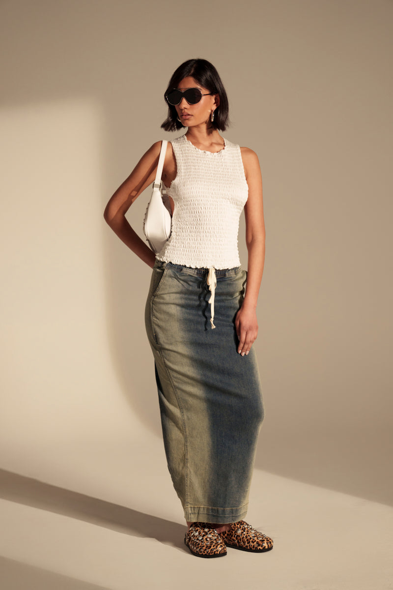 SIDE THOUGHTS MAXI SKIRT