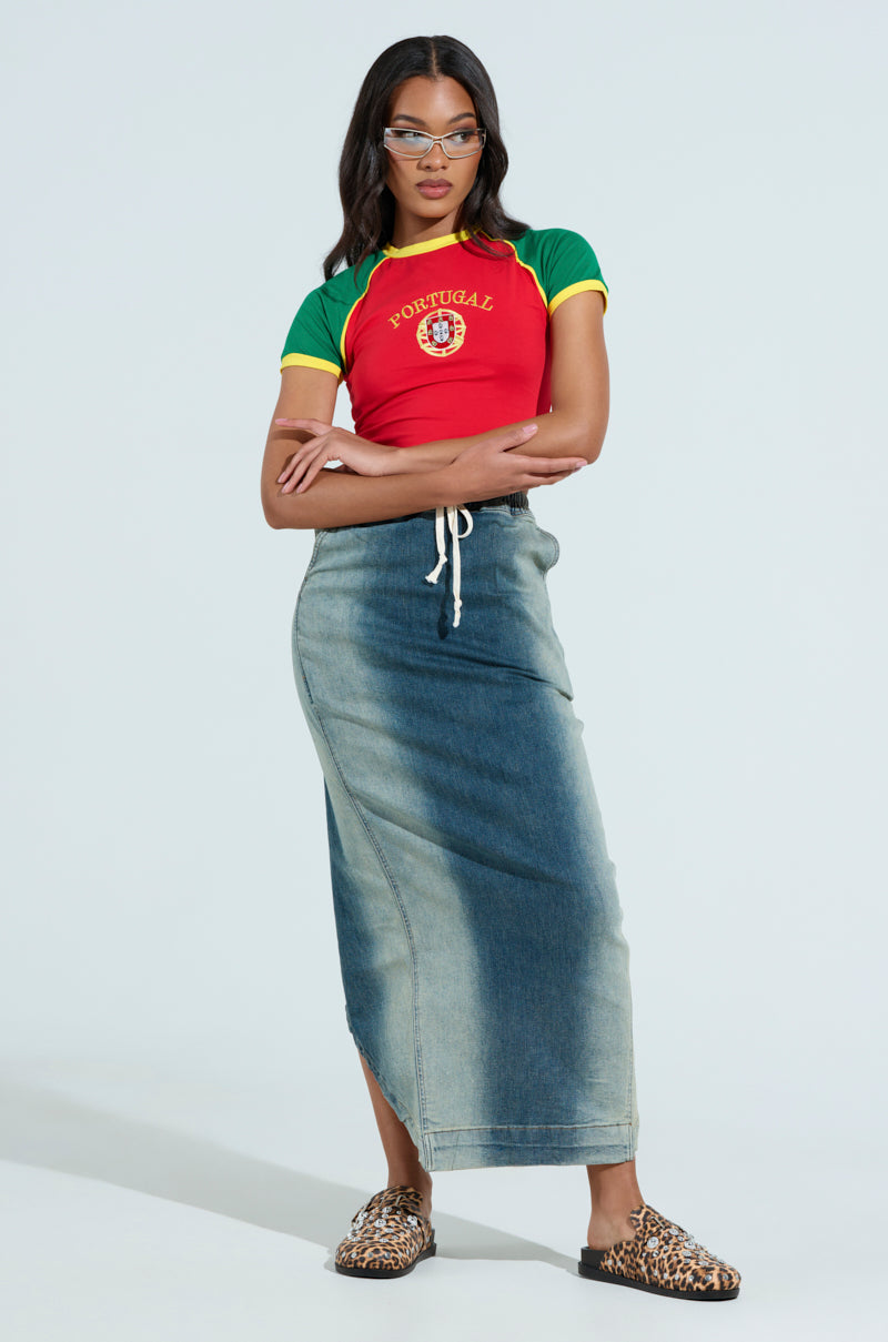 SIDE THOUGHTS MAXI SKIRT