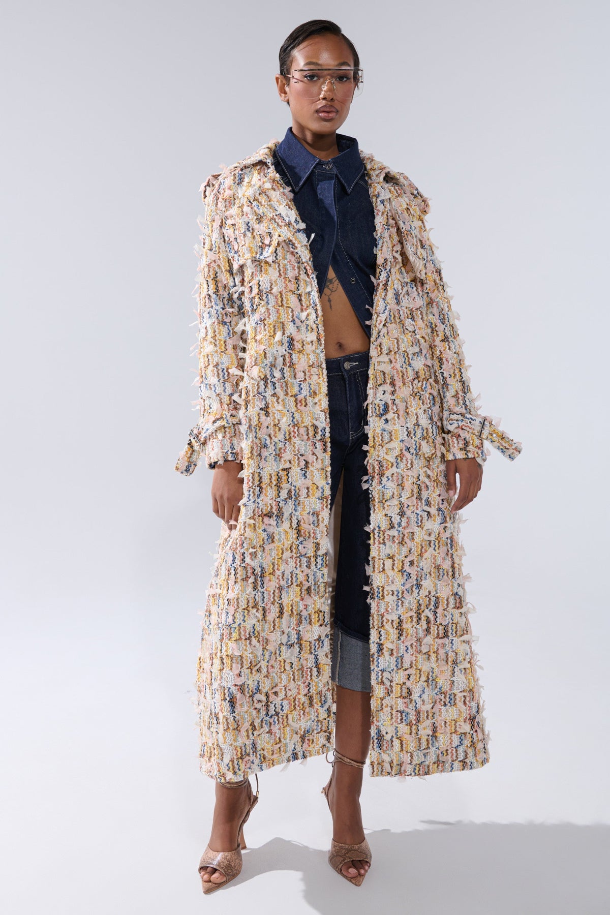 RHODES TEXTURED TRENCH